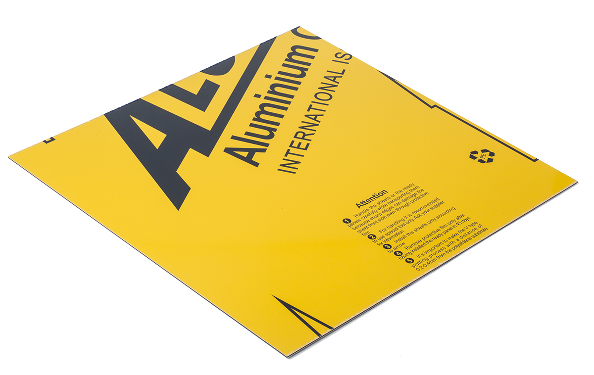 RS PRO Aluminium Sheet Composite Sheet 600mm x 600mm, 3mm Thick