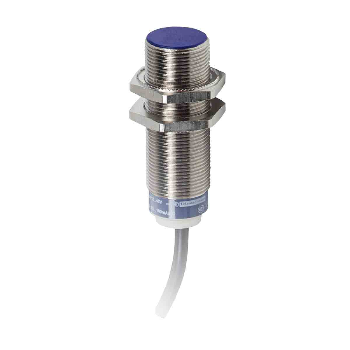Telemecanique Sensors Inductive Threaded Barrel Proximity Sensor, M18, 5 mm Detection, 2-Wire NC, 10 → 58 V dc,