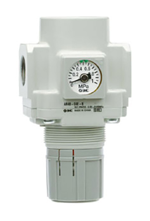 SMC G 1/8 Pneumatic Regulator - 0.02MPa to 0.2MPa, 1/8, 1MPa max. input