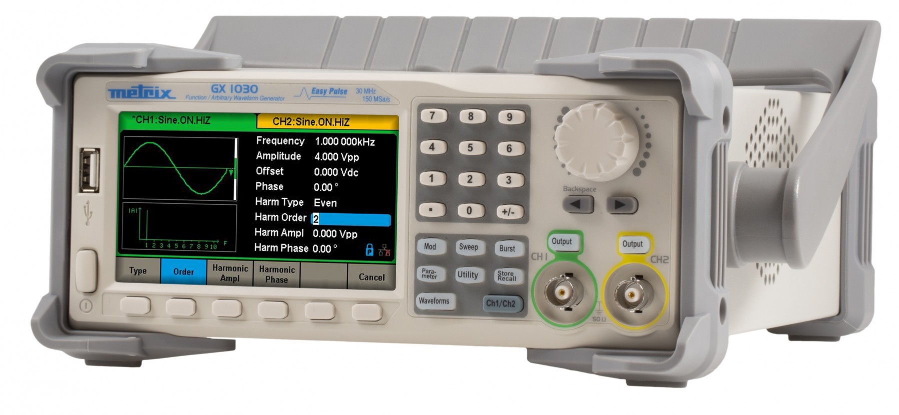 Chauvin Arnoux GX1030 Function Generator, 0.001MHz Min, 30MHz Max