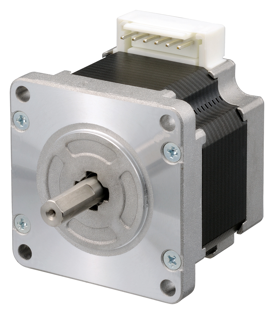 Sanyo Denki 103H7 Series Hybrid, Single Shaft Stepper Motor, 2.1Nm Torque, 24 V, 1.8°, 60 x 60mm Frame, 8mm Shaft