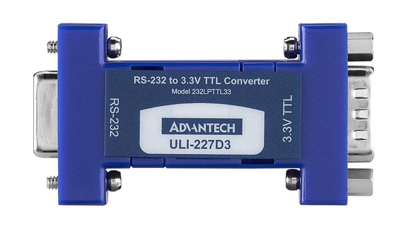 Advantech RS232 DB-9 Female to DB-9 Male Interface Converter, ULI 227