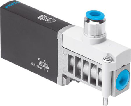 Festo 3/2 Closed, Monostable Pneumatic Solenoid/Pilot-Operated Control Valve - Electrical MHP3 Series, 525143