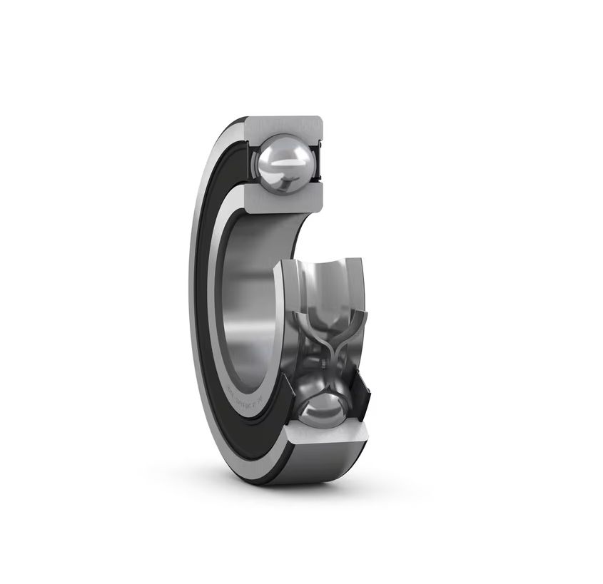 SKF 6313-2RS1/C3 1 Row Ball Bearing - 65 mm ID, 140 mm OD