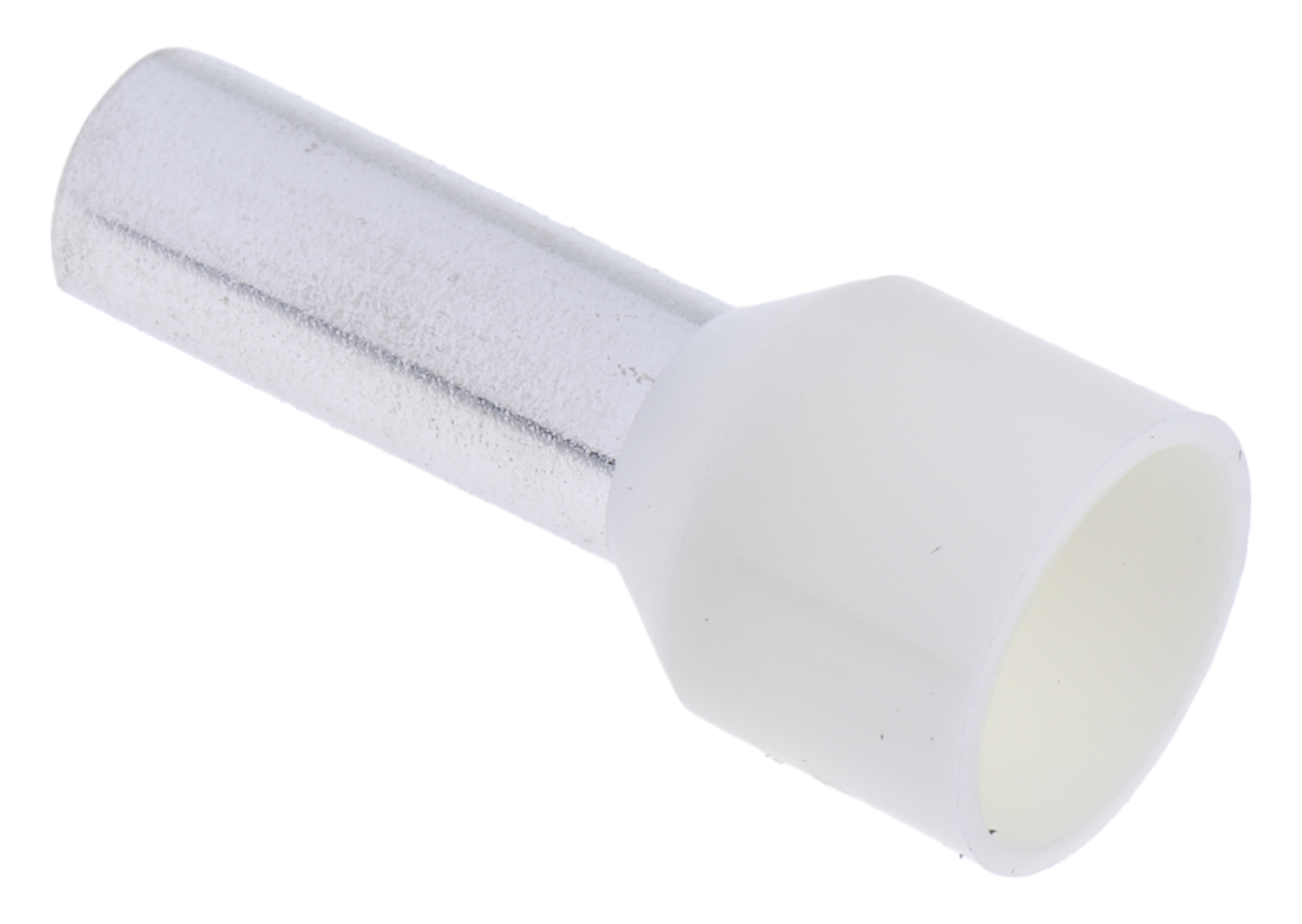 RS PRO Insulated Crimp Bootlace Ferrule, 12mm Pin Length, 4.5mm Pin Diameter, 10mm² Wire Size, Ivory