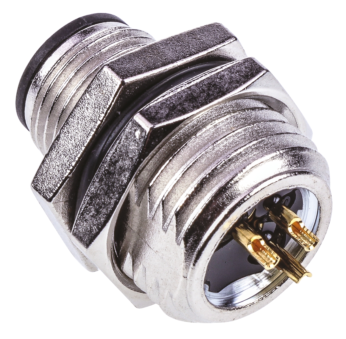 TE Connectivity Circular Connector, 3 Contacts, Panel, M12 Connector, Plug, Male, IP67, M12 Series