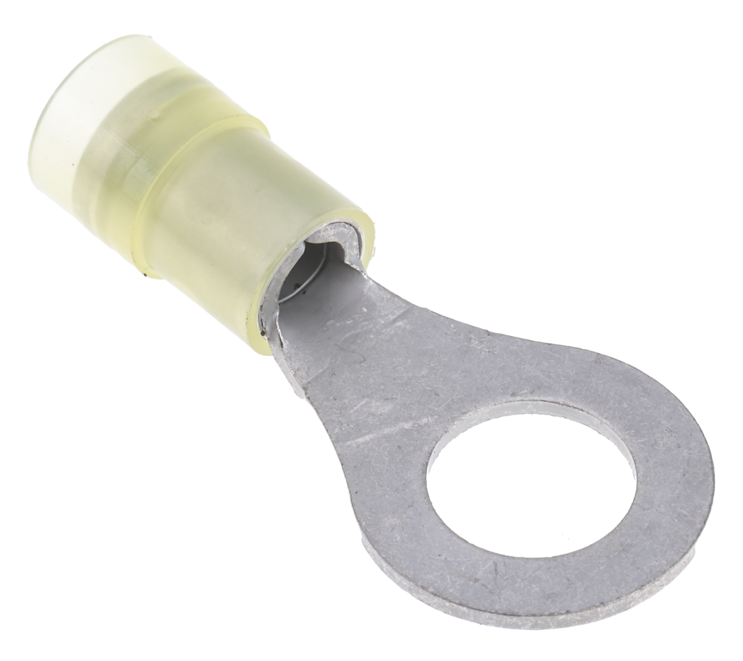 RS PRO Insulated Ring Terminal, M8 Stud Size, 4mm² to 6mm² Wire Size, Yellow
