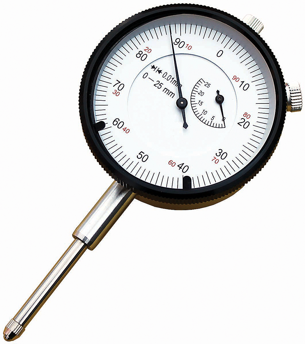 RS PROImperial Dial Indicator, Maximum of 1 in Measurement Range, 0.001 in Resolution , 0.001 in Accuracy With UKAS