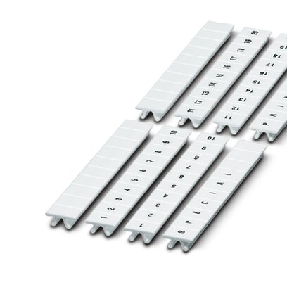 Phoenix Contact, ZB Marker Strip for use with  for use with Terminal Blocks