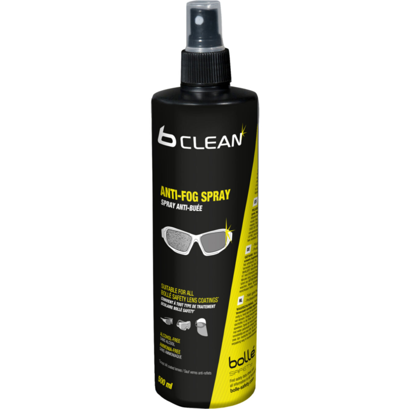 Bolle Safety PACF500 Lens Cleaning Fluid 500ml
