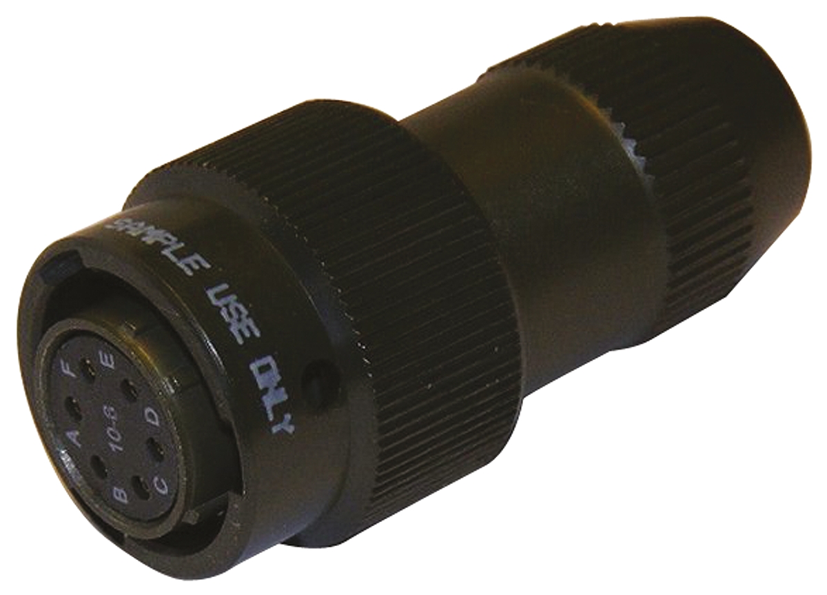 Amphenol Limited, 62GB 10 Way Cable Mount MIL Spec Circular Connector Plug, Socket Contacts,Shell Size 12, Bayonet