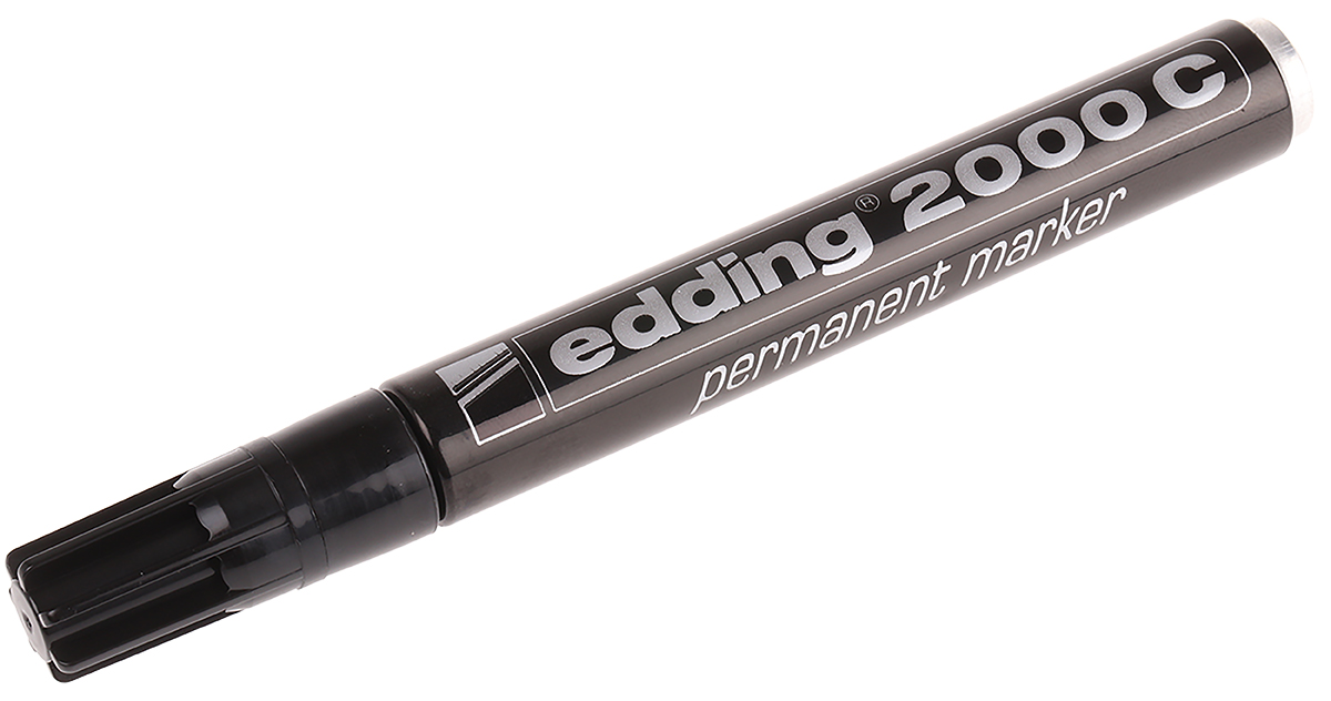 Edding Fine Tip Black Marker Pen
