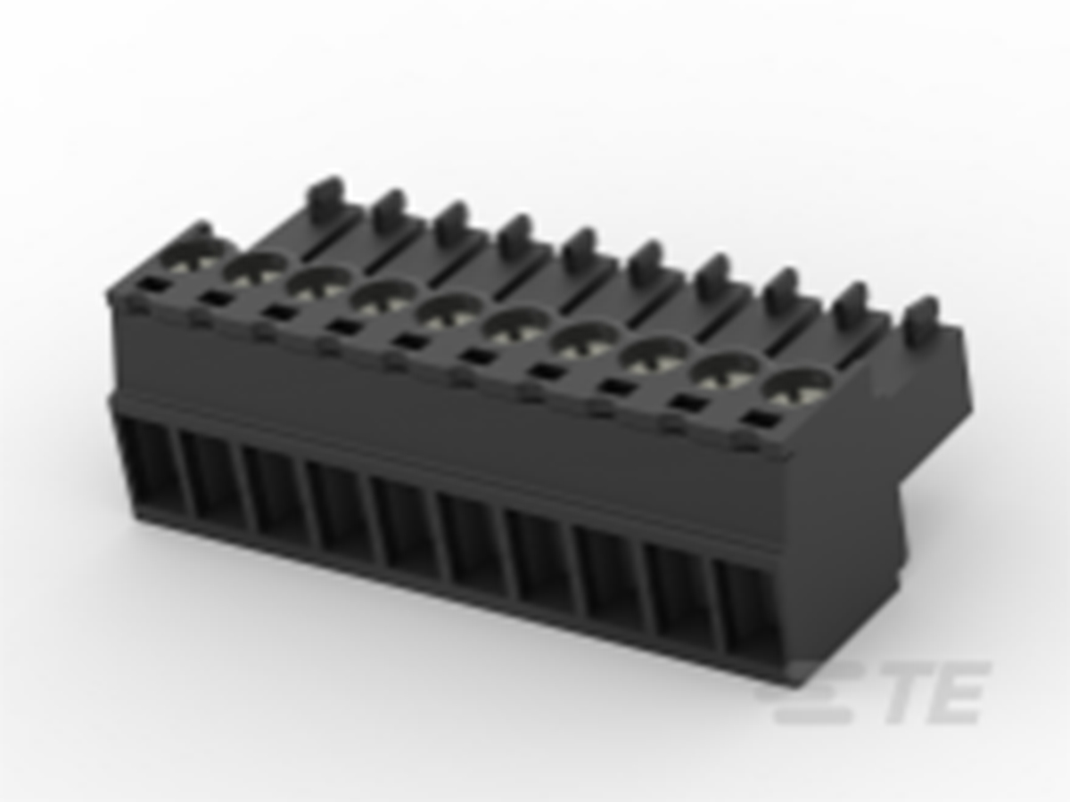 TE Connectivity, 3.5mm Pitch, TB, 10 Way, , Pluggable Terminal Block, Plug, Cable Mount, Screw Termination, 1-2213936-0