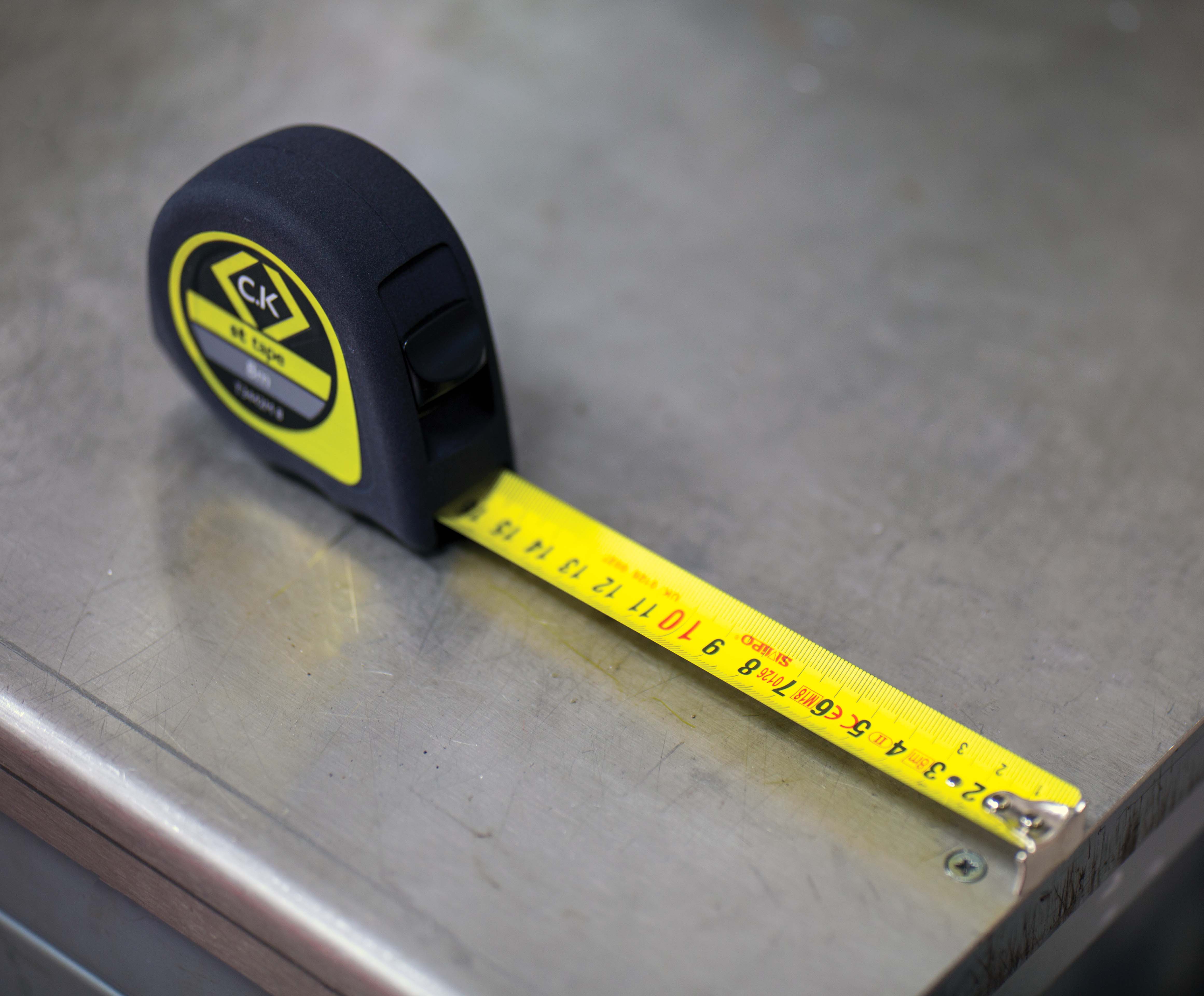 CK T 8m Tape Measure, Metric