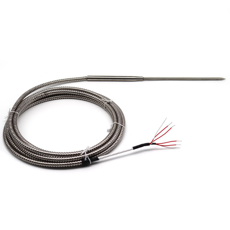 Prosensor PT100 Temperature Tip Probe, 5mm Dia, 150mm Long, 3 Wire, Probe, Class A +250°C Max
