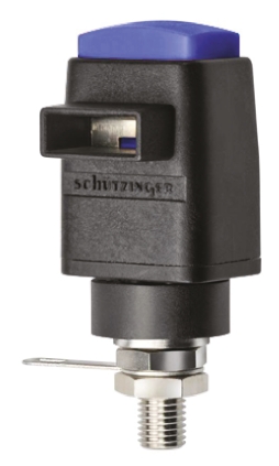 Schutzinger Blue Terminal Post, 300V, 16A