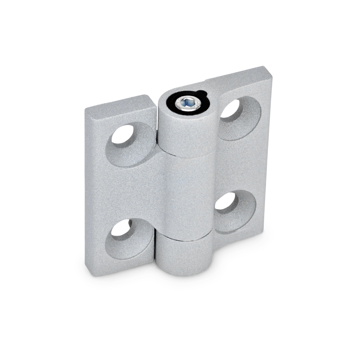 Elesa Zinc Alloy Friction Hinge with a Plastic Pin, Screw Fixing, 50mm x 50mm x 15.5mm