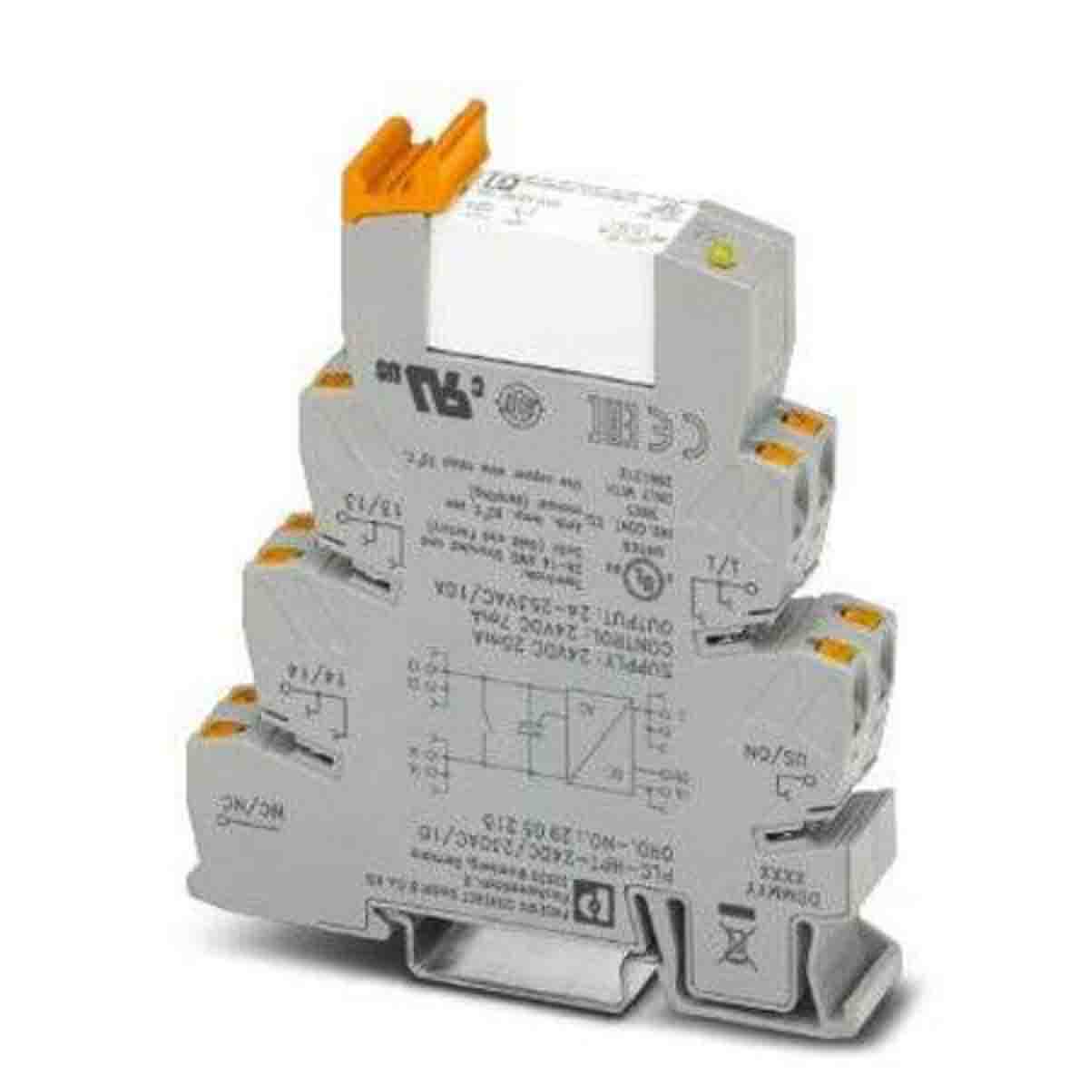 Phoenix Contact PLC-HPT Series Solid State Interface Relay, DIN Rail Mount