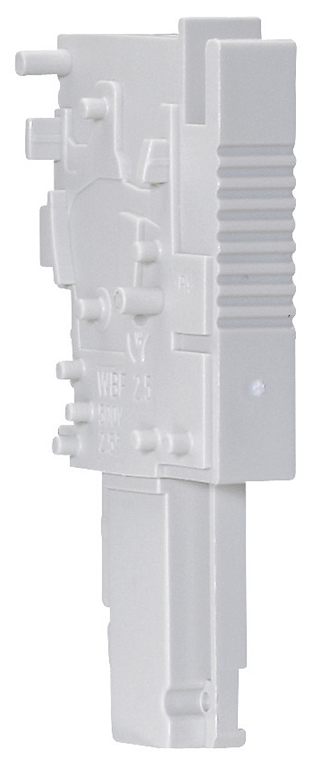 Wieland WBF Series Right Side Connector for Use with DIN Rail Terminal Block with Plug-In Connection