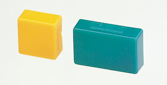 Indicator Lens Square Style, Blue, 20.5mm Long