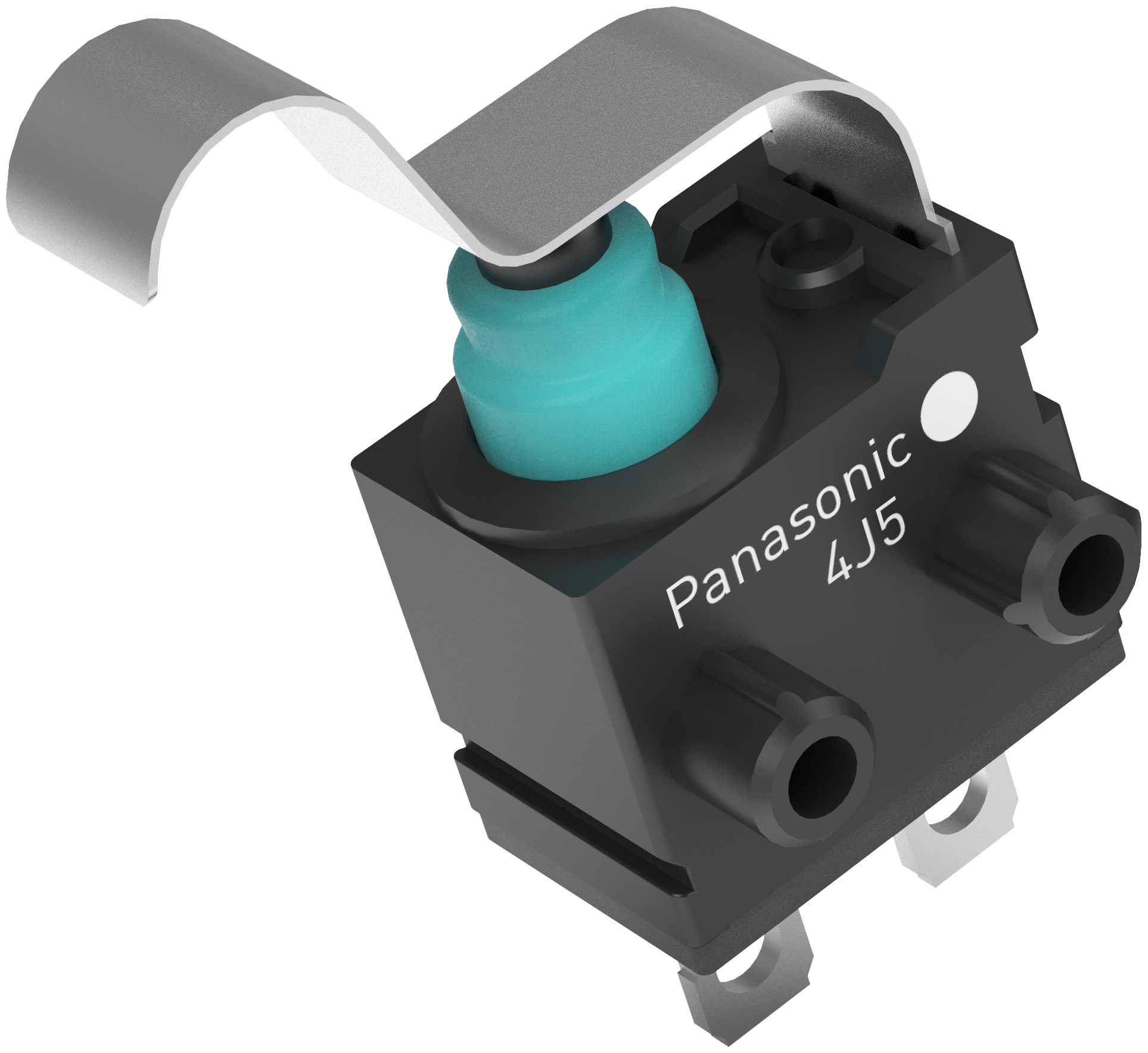 Panasonic Simulated Roller Lever Snap Action Micro Switch, Solder Terminal, 50mA at 16V DC, SPST, IP67