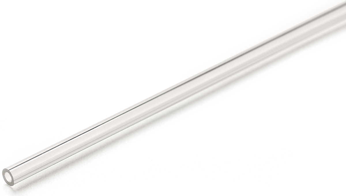RS PRO Clear Round Acrylic Tube, 1m x 38mm OD x 32mm ID