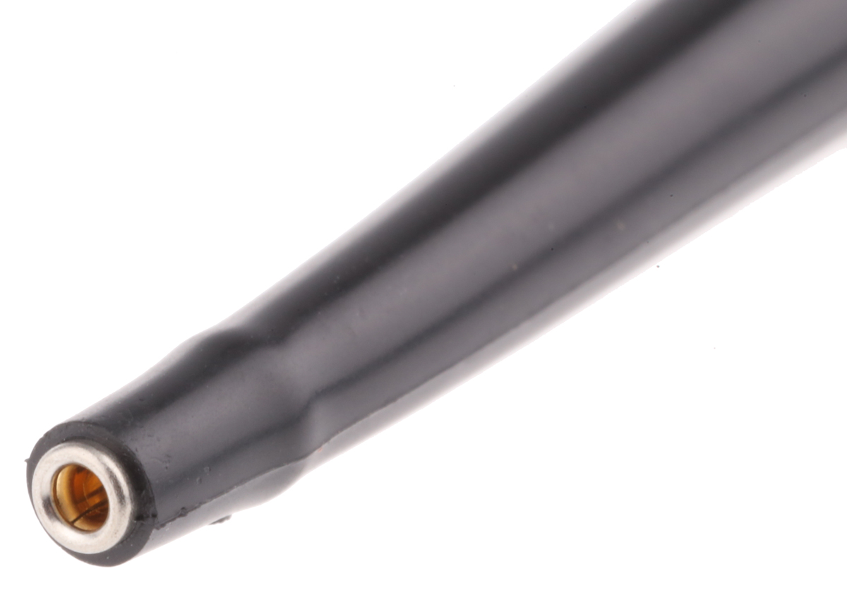 Fluke Black, Female Test Connector Adapter With Brass, Copper contacts and Gold, Nickel Plated