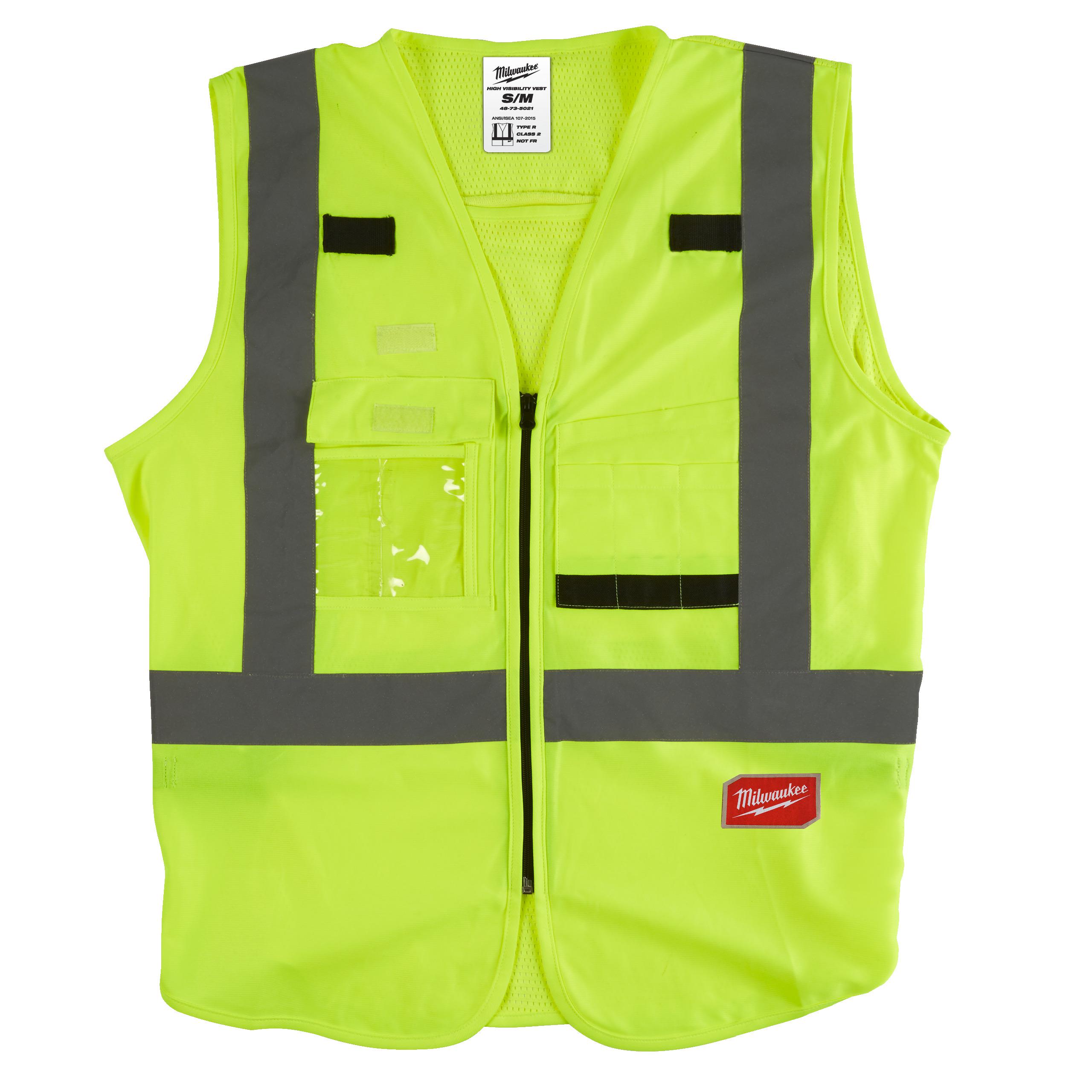 Milwaukee Yellow Hi Vis Vest, S/M