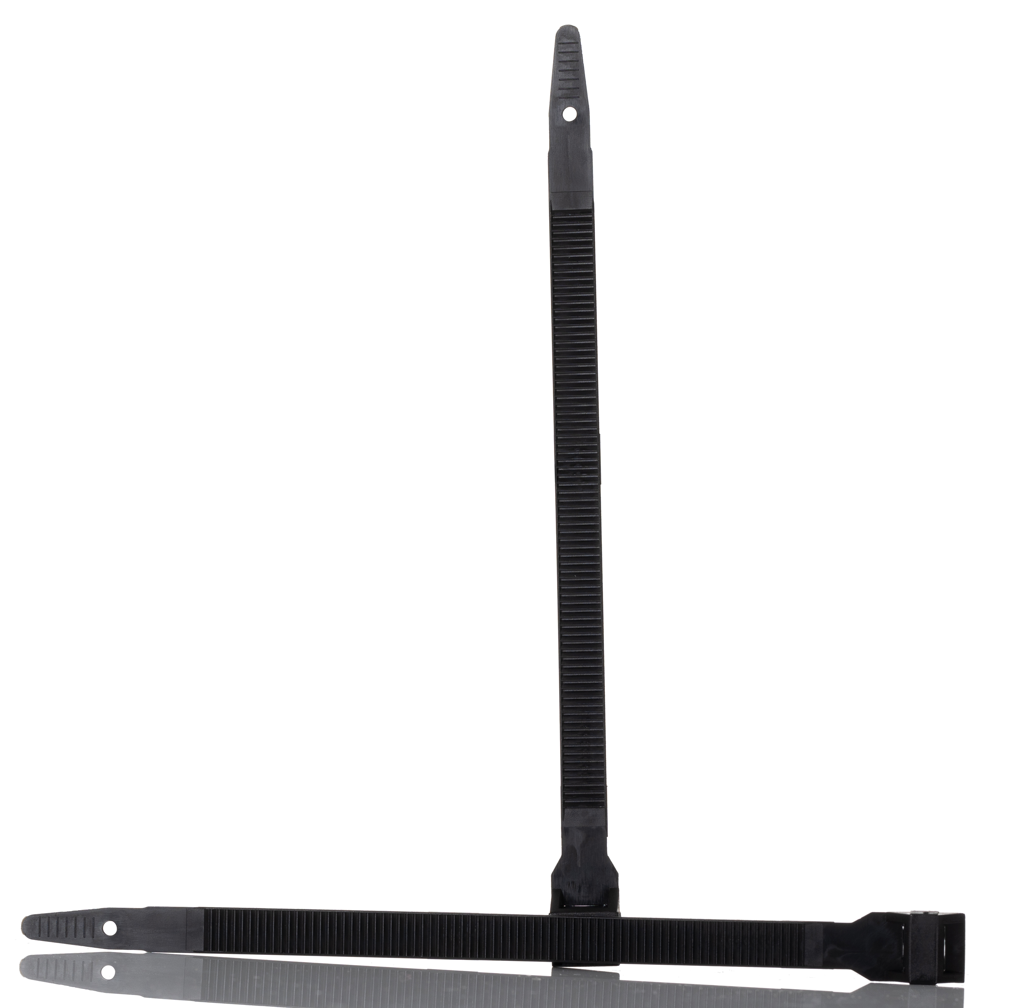 HellermannTyton Cable Tie, 175mm x 9 mm, Black Polyamide 6.6 (PA66), Pk-100