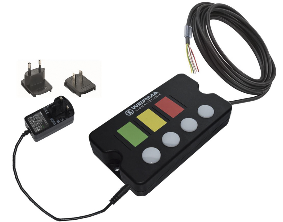 Werma Andon SmartBOX Series Andon Box Kit, 4 Lights, 24 V dc, 90 → 250 V ac, Base Mount