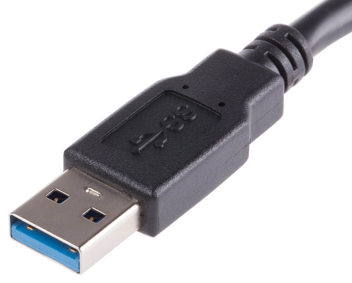 RS PRO USB 3.0, Female USB A to Male USB A