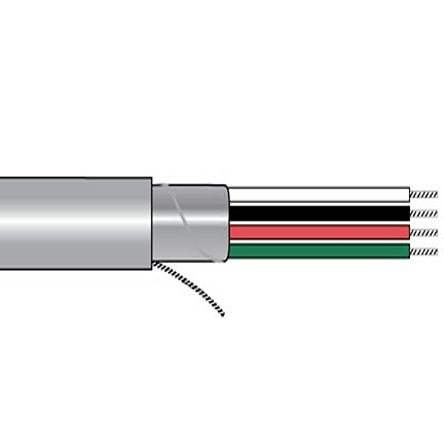 Alpha Wire Alpha Essentials Communication & Control Series Twisted Pair Cable, 2 Cores, 0.456 mm2, Screened, 22, 100ft,