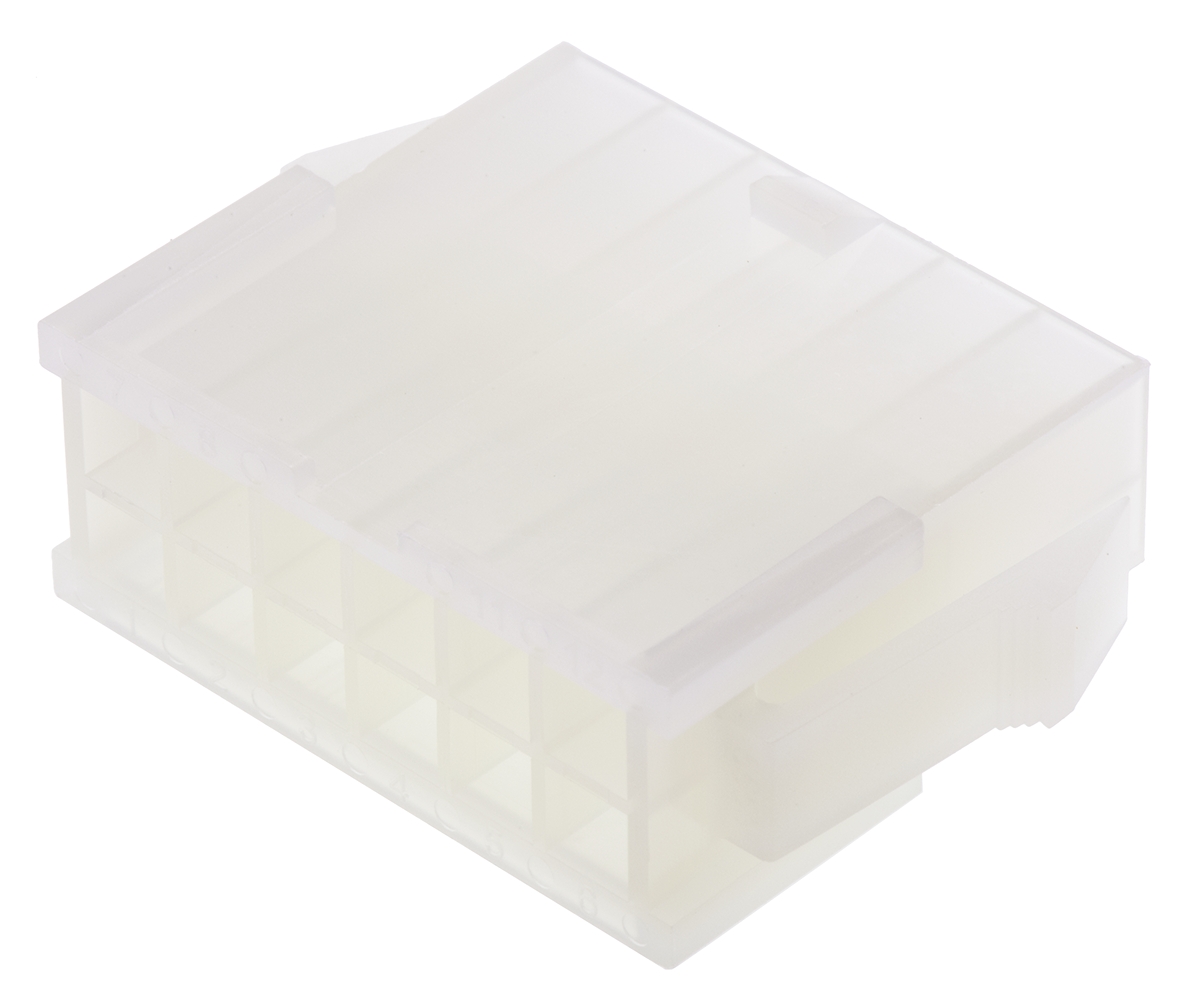 Molex, Mini-Fit Jr Male Connector Housing, 4.2mm Pitch, 12 Way, 2 Row