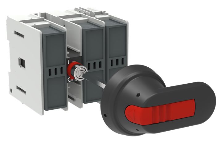 ABB 3P Pole Base Mounting Non-Fused Switch Disconnector - 32A Maximum Current, 7.5kW Power Rating