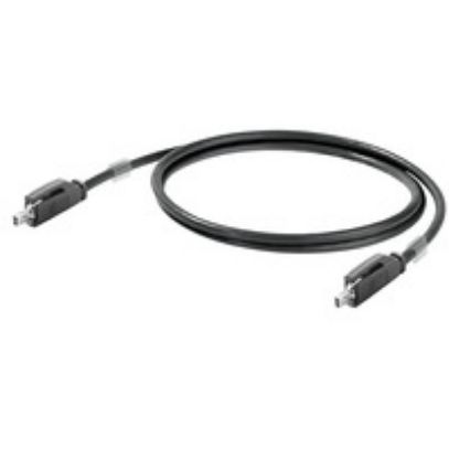 Weidmuller, 3m, Black SPE to Female SPE, Copper Braid Shielded, Terminated