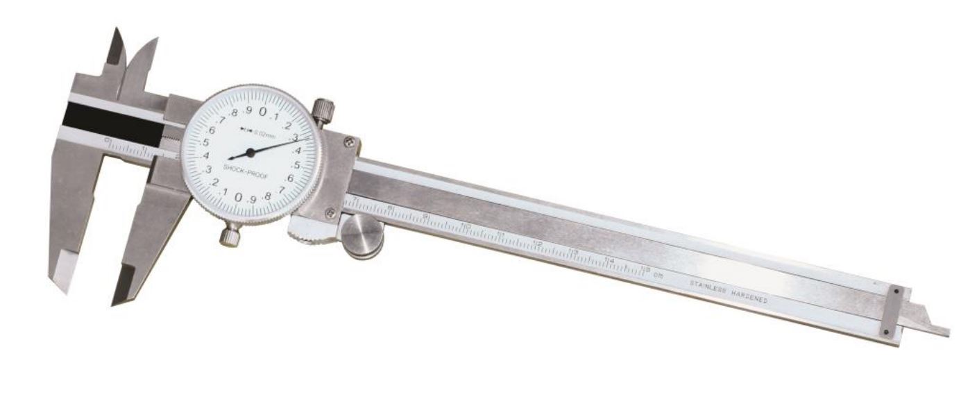 RS PRO 150mm Dial Caliper 0.02 mm Resolution, Metric