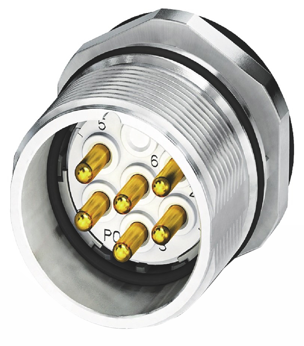 Phoenix Contact Circular Connector, 12 Contacts, Bulkhead Mount, M23 Connector, Plug, Male, IP67, CA Series