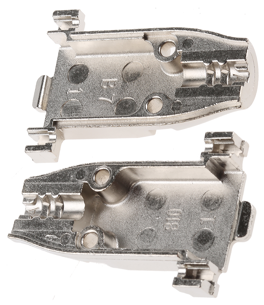 TE Connectivity AMPLIMITE Series Zinc D Sub Backshell, 9 Way