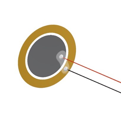 PUI Audio Lead Wire Piezo Buzzer, 27 x 27 x 0.23mm, 30V Max