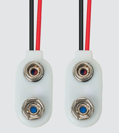 RS PRO 9V PP3 Battery Clip, Press Stud Contact