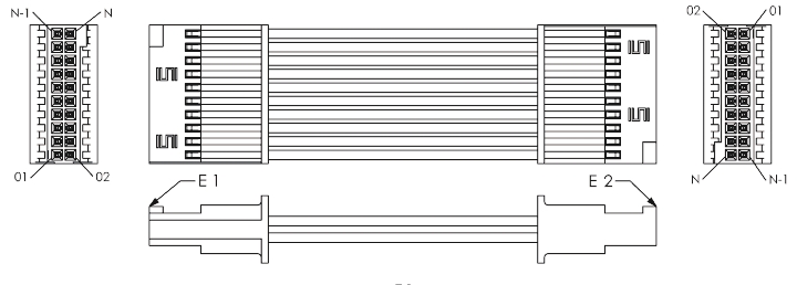 Samtec 10 Way Female Tiger Eye SFSD to 20 Way Female Tiger Eye SFSD Wire to Board Cable, 250mm