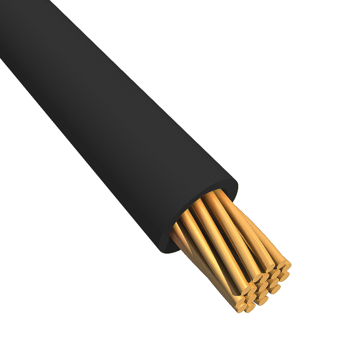 Alpha Wire Ecogen Ecowire Series Black 1.3 mm² Hook Up Wire, 16 AWG, 26/0.25 mm, 305m, MPPE Insulation, 6716 BK001