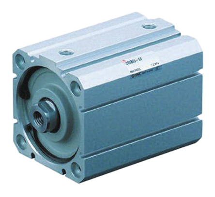 SMC Pneumatic Compact Cylinder - 32 mm Bore, 60 mm CD55 Series, Double Acting Acting
