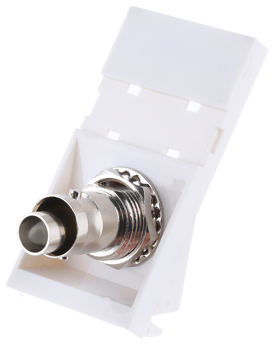 MK Electric, Jack Wall Mount BNC Connector, 50Ω, Crimp Termination, Straight Body