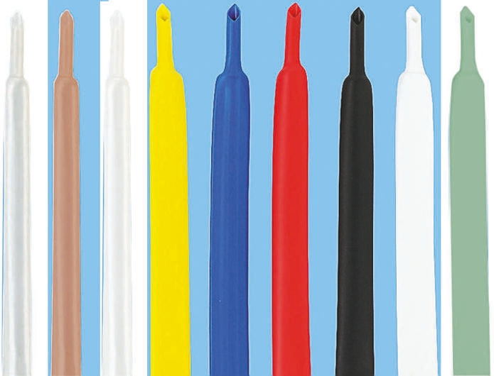 TE Connectivity Heat Shrink Tubing, White 9.5mm Sleeve Dia. x 1.2m Length 2:1 Ratio, RNF-100 Series