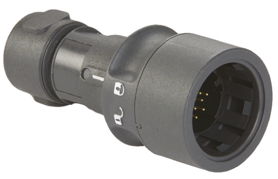 Bulgin Circular Connector, 22 Contacts, Cable, Standard Connector, Plug, Male, IP66, IP69K, IP68, Buccaneer 6000 Series
