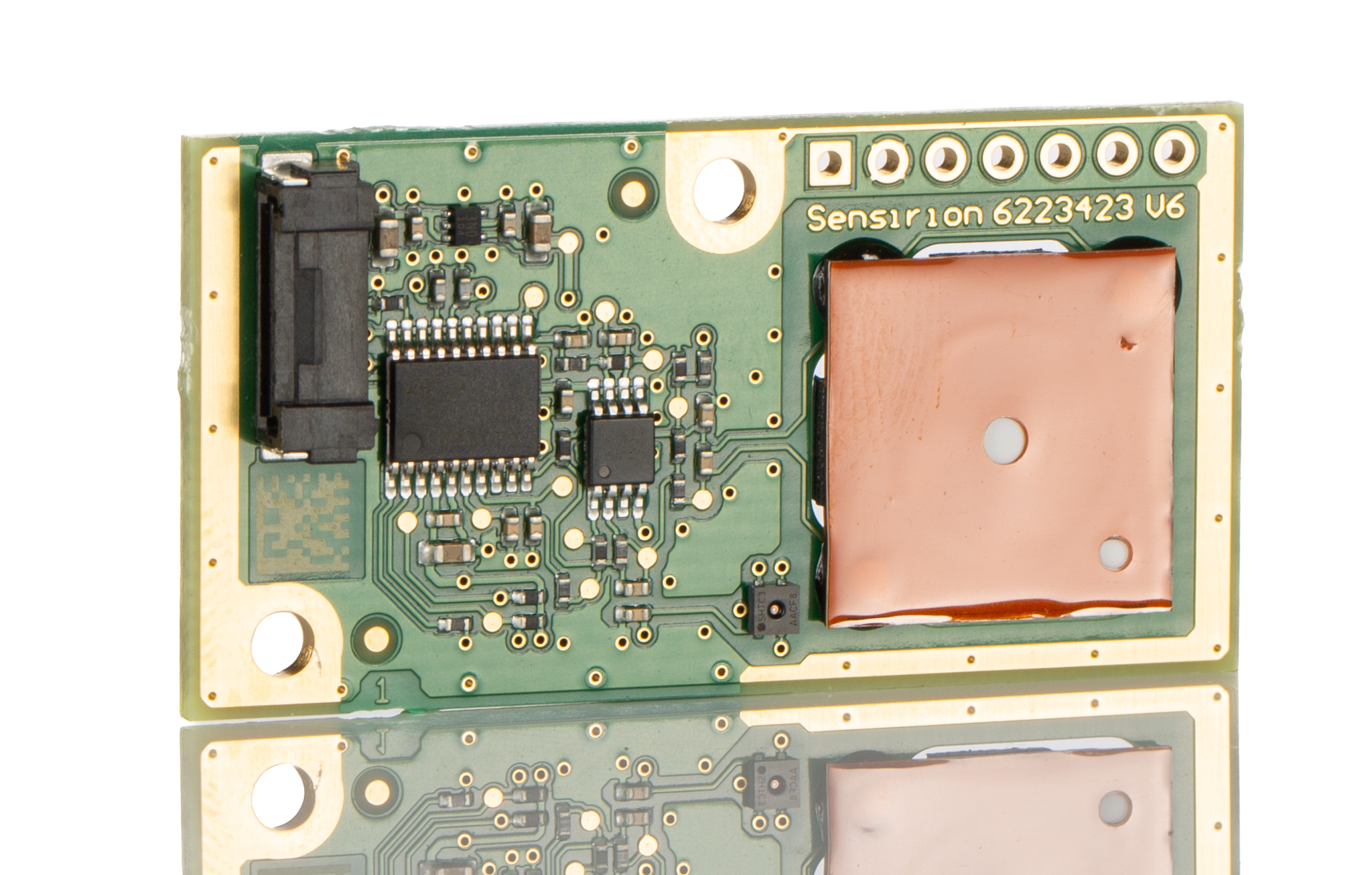 Sensirion Environment Sensor, Digital Output, Surface Mount, Serial, ±20 ppb Or ±20%, 7 Pins