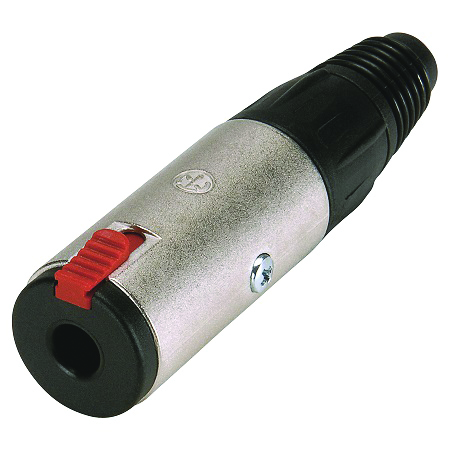 Neutrik Jack Connector 6.35 mm Locking Jack Stereo Socket, 3Pole