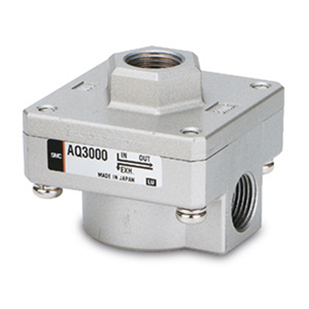 SMC Adjustable Exhaust Valve, G 1/8, Threaded