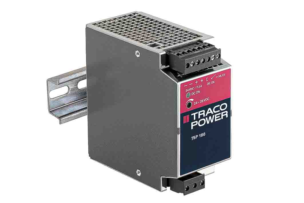 TRACOPOWER TSP Switched Mode DIN Rail Power Supply, 85 → 132V ac ac Input, 48V dc dc Output, 4A Output, 180W